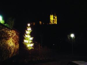 The Tourist association at the end of the year arranges a festive decoration of Nazarje